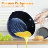Kitchuli 3-Piece Blue Diamond Frying Pan Set - Image 5