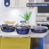 Kitchuli 3-Piece Blue Diamond Frying Pan Set - Image 6