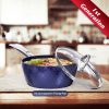 Kitchuli 3-Piece Blue Diamond Frying Pan Set - Image 4